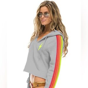 Aviator nation crop sweatshirt